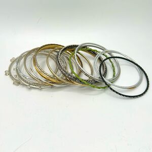 22 Thin Bangle bracelets - Wear some or all!